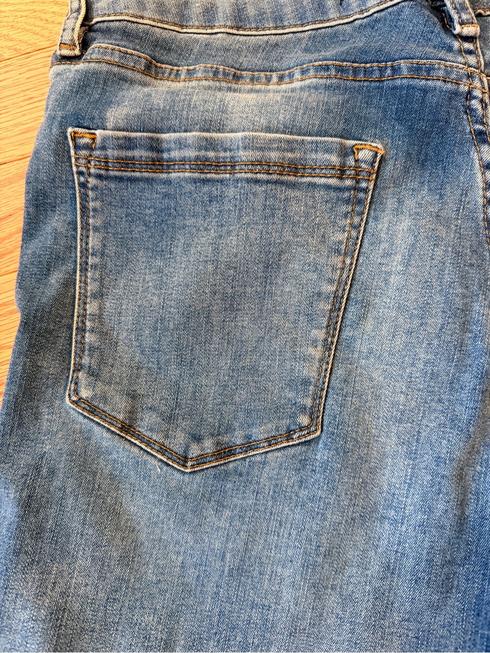 Karl Lagerfeld Blue Skinny Jeans with White Branded Side Tape - Picture 5 of 5